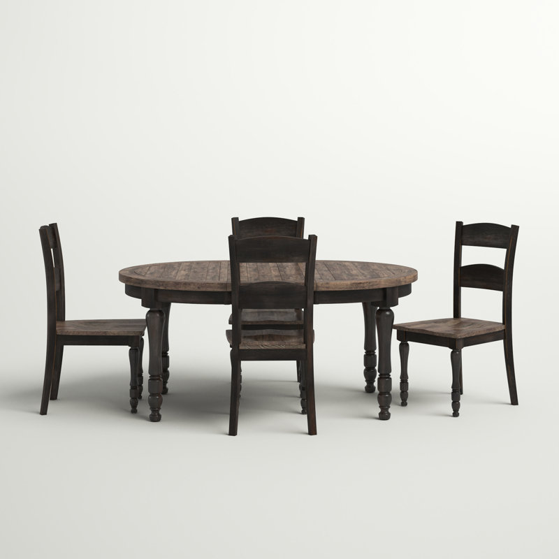 Sand & Stable Westhoff 5 Piece Extendable Pine Dining Set & Reviews